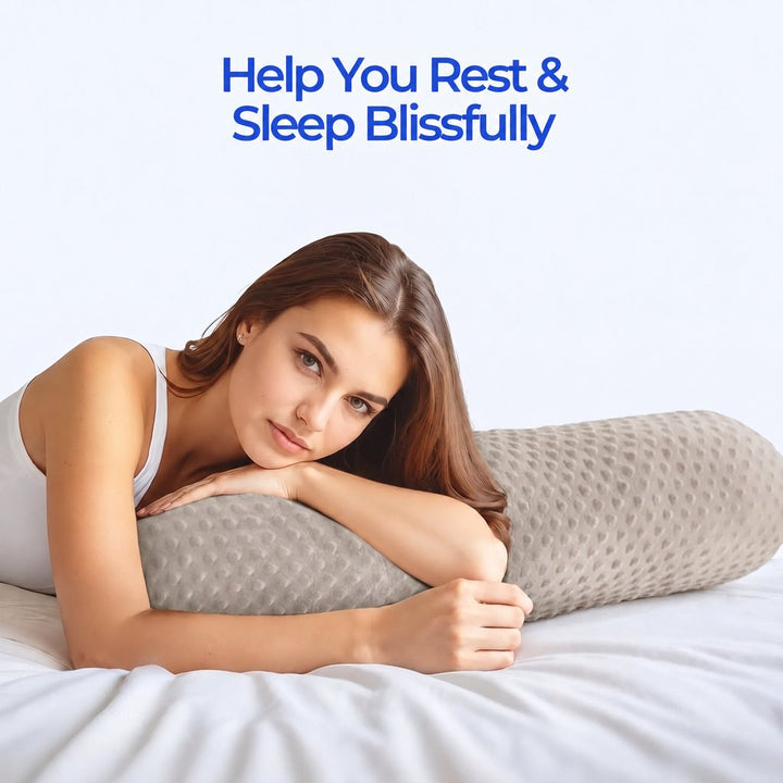 Plush Memory Fiber Body Pillow for Side Sleeping in Two Lengths | Hug-Worthy Support for Side Sleepers | Bed Pillows