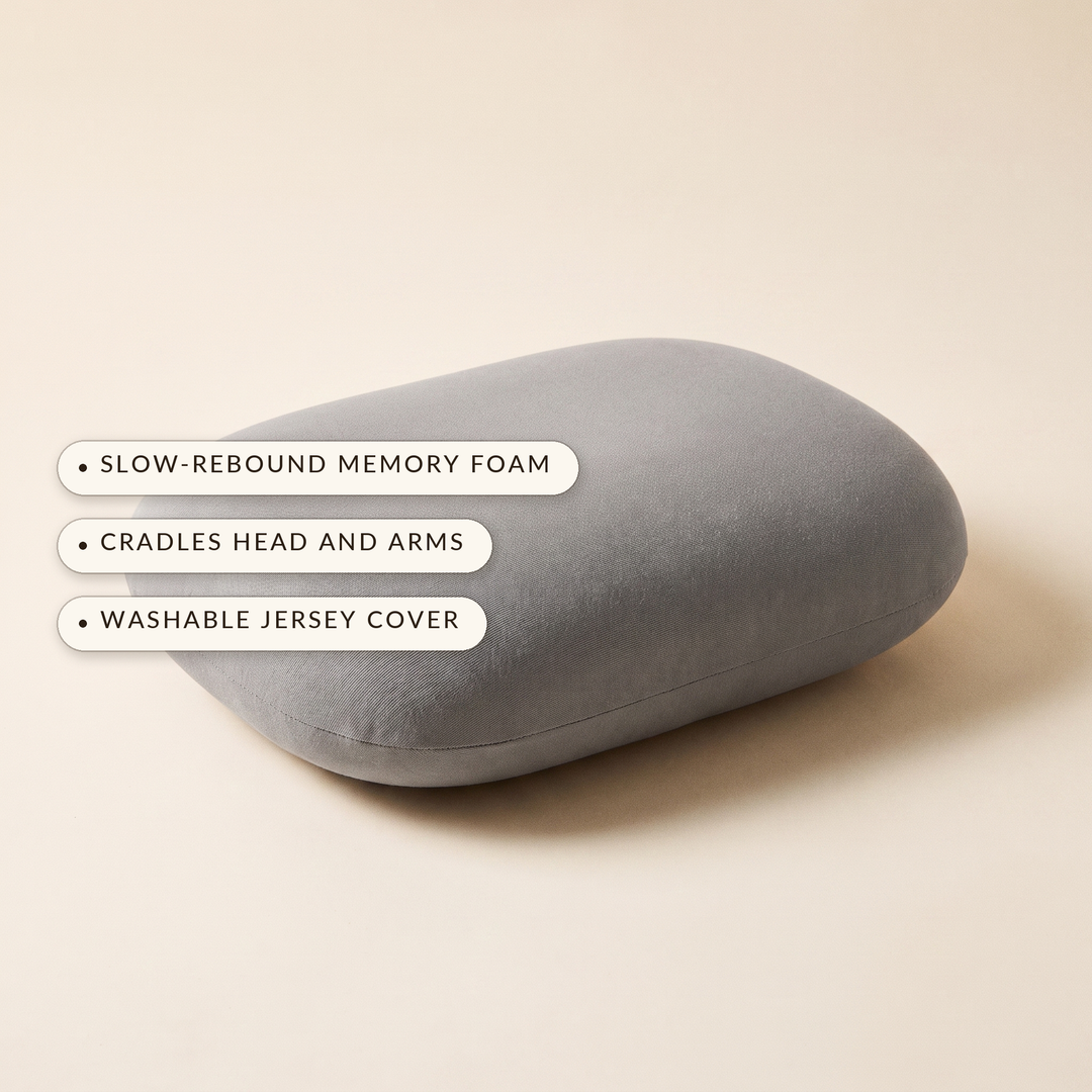 Cushioned Desk Nap Pillow That Folds Small for Your Drawer | Cushioned Cradle for Desk Naps | Nap Pillows