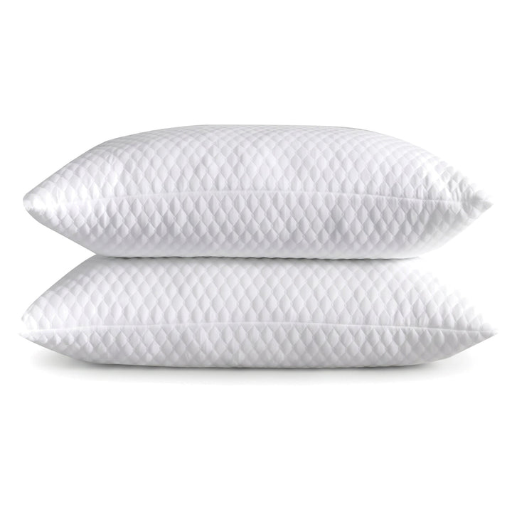 Zero-Pressure Shredded Memory Foam Side Sleeper Pillow with Washable Cover | Adjustable Comfort for Side Sleepers | Bed Pillows