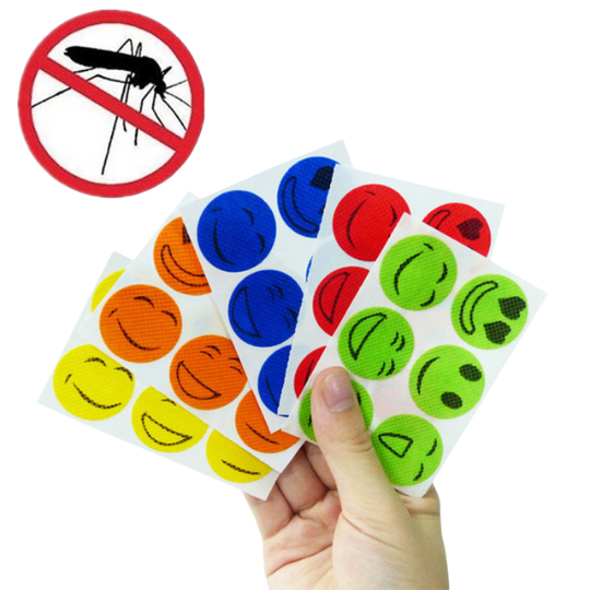 Peel and Stick Mosquito Repellent Patches Pack of 60 | Spray-Free Bug Protection Outdoors | Outdoor Essentials