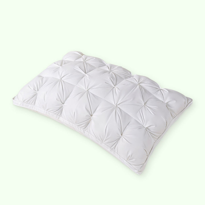 Premium Goose Down Pillow with Breathable Fabric for Side and Back Sleepers | Premium Down, Softly Supportive | Bed Pillows