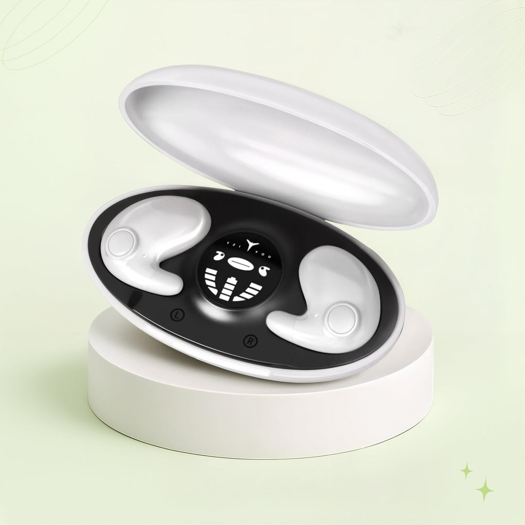 Invisible Sleep Earbuds with Low-Profile Design for Side Sleepers | Tiny Earbuds for Side Sleeping | Sleep Earbuds