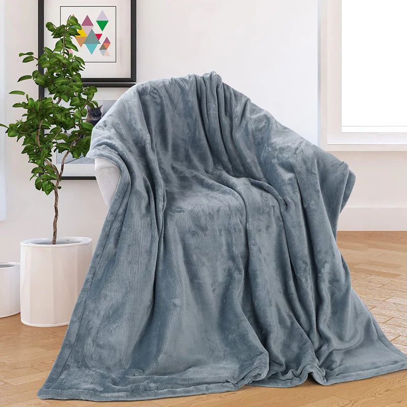 Double-Sided Flannel USB Heated Blanket for Home Car and Camping | USB Flannel Warmth Anywhere | Heated Blankets