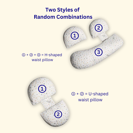 U-Shaped Full Body Pregnancy Pillow with Removable Washable Cover | U-Shaped Support From Bump to Toes | Maternity Pillows