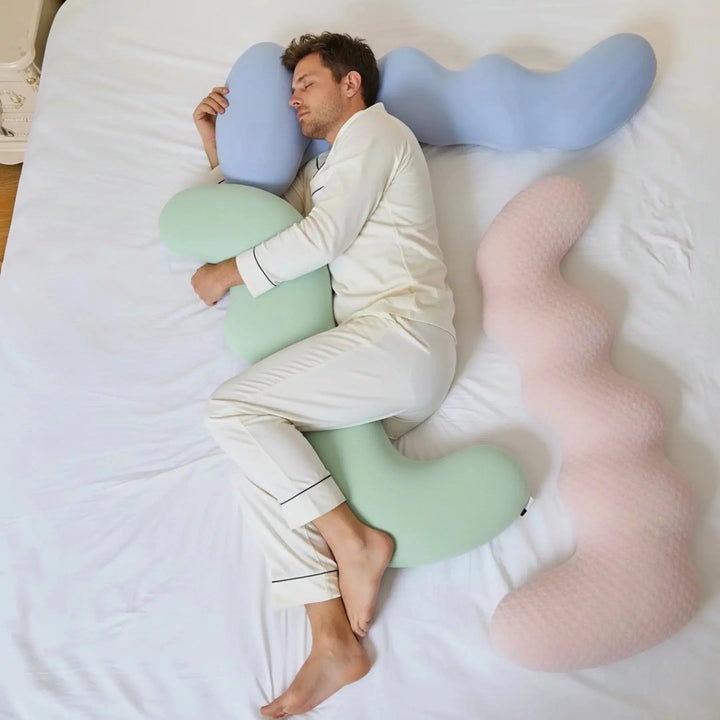 Dino Full Body Pillow for Side Sleeping Comfort | Hug-Friendly Support for Side Sleepers | Body Pillows