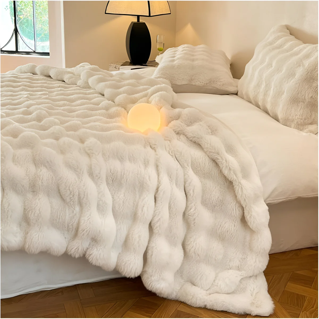 Luxury Soft Fleece Blanket for Home Travel and Car | Compact Fleece Warmth on the Go | Fleece Blankets