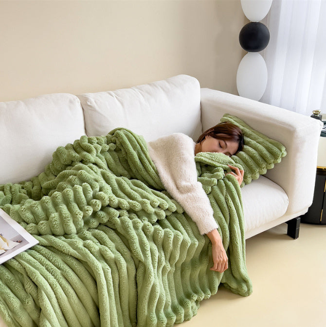Soft Lightweight Blanket for Cold Winter Evenings, Six Colours | Easy, Soft Winter Evenings | Fleece Blankets