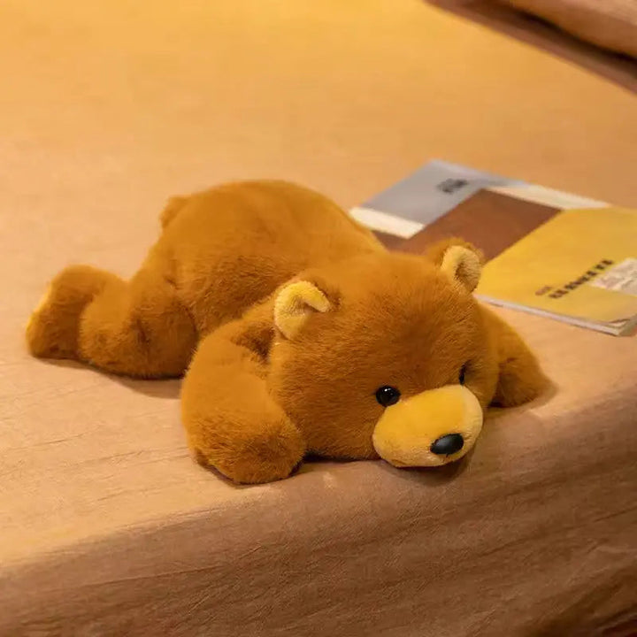 Weighted Plush Stuffed Animal with Soft Fur in Two Sizes | Calming Weighted Hug at Bedtime | Weighted Plush
