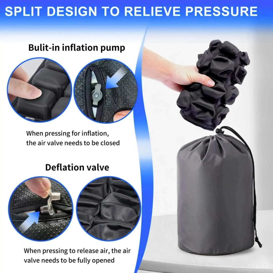 Inflatable Air Bag Seat Cushion for Travel and Daily Use | Portable Seat Comfort | Seat Cushions