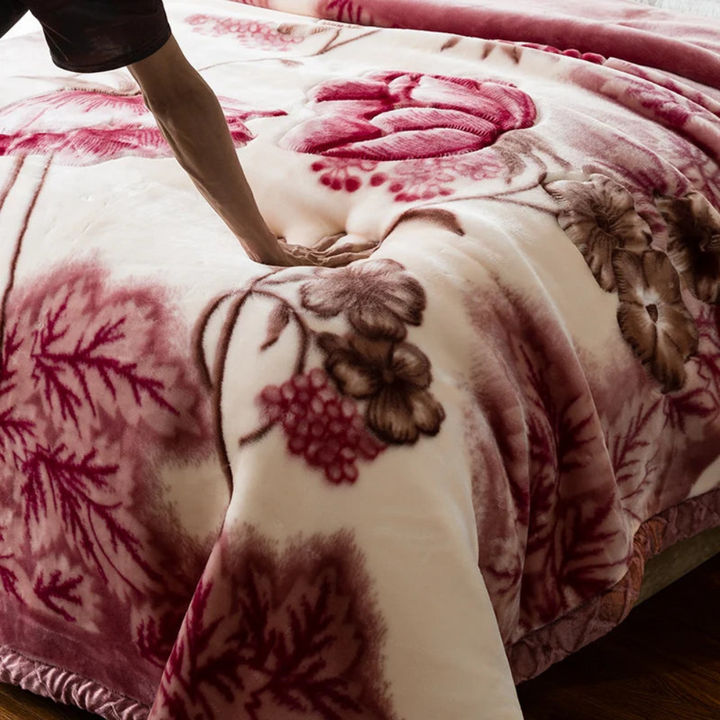 Quilted Fluffy Weighted Blanket, Double-Layer in Three Weights | Fluffy Quilted Weighted Warmth | Weighted Blankets