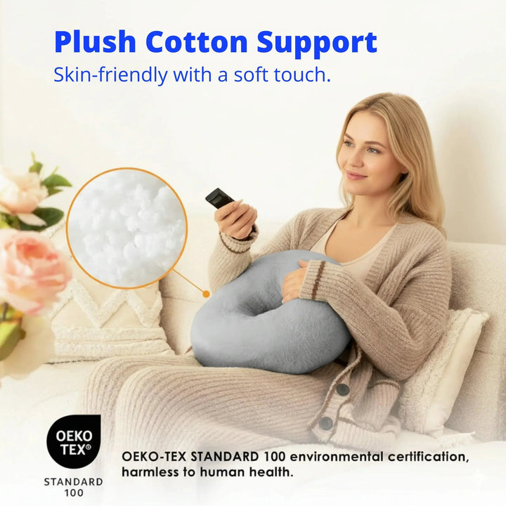 Plush Adjustable Tablet Pillow Stand for Bed and Sofa | Hands-Free Viewing Comfort | Tablet Stands