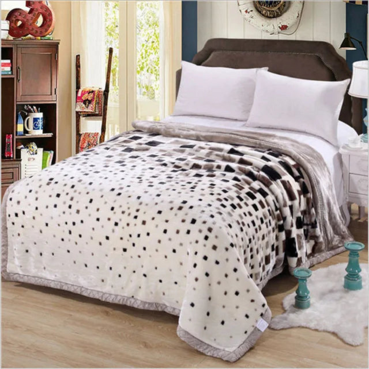 Quilted Fluffy Weighted Blanket, Double-Layer in Three Weights | Fluffy Quilted Weighted Warmth | Weighted Blankets