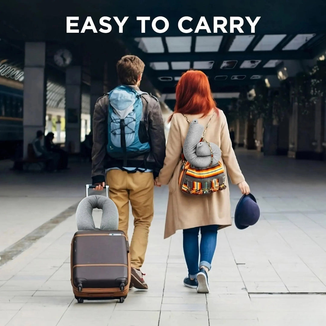 Bendable U-Shaped Memory Foam Travel Pillow | Flexible Travel Support | Travel Pillows