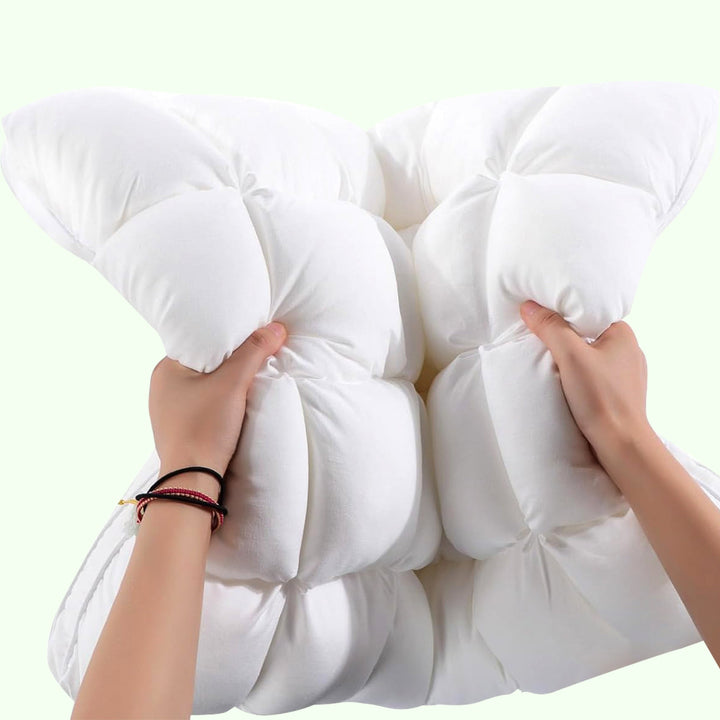 Luxury Goose Down Pillow with Plush Support for Side and Back Sleepers | Plush Down Comfort All Night | Bed Pillows