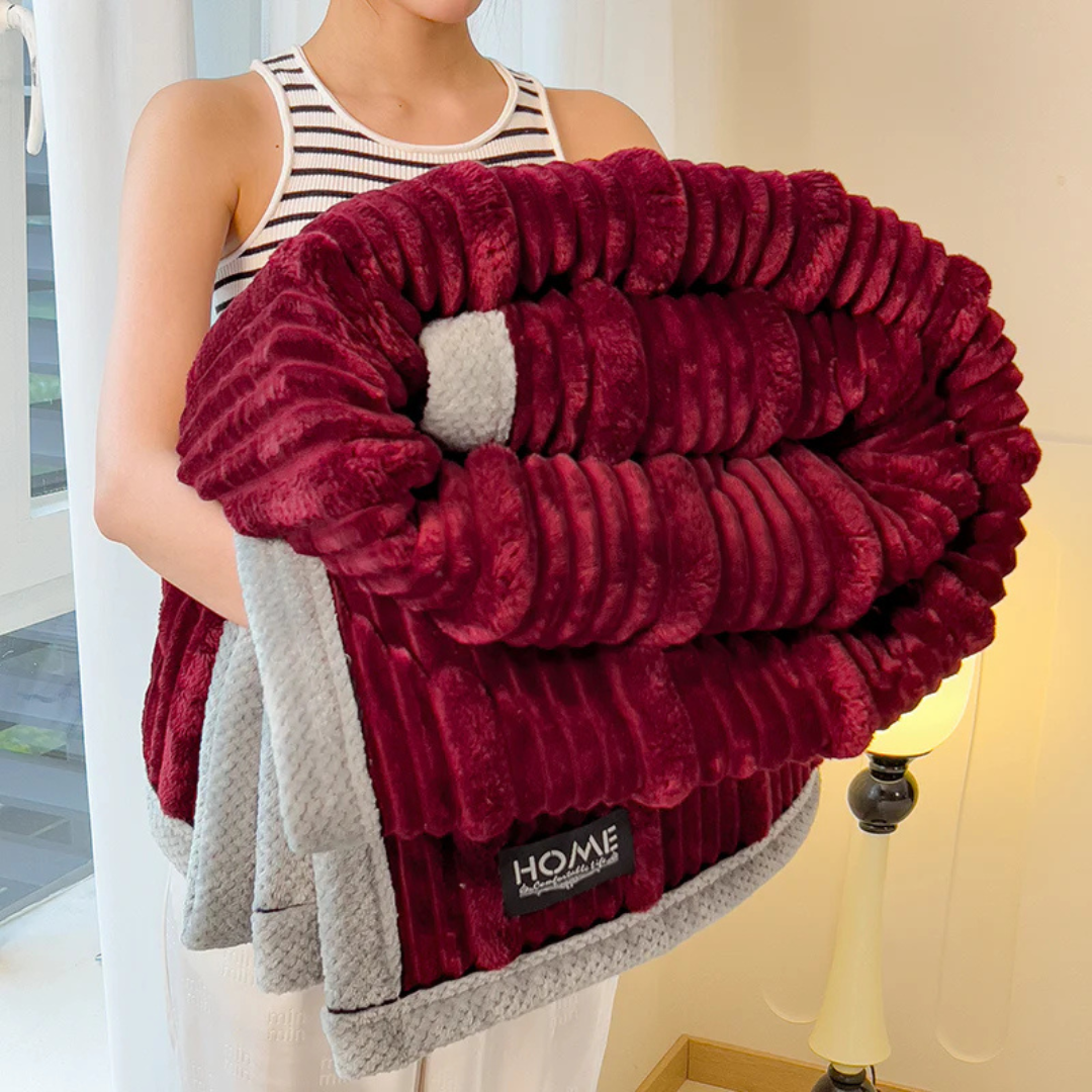 Warm Plush Fleece Blanket for Bed, Couch and Outdoors | Light Fleece Warmth for All Seasons | Fleece Blankets