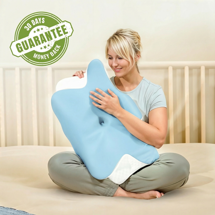 Butterfly Memory Foam Neck Pillow 2.0 with Upgraded Design | Upgraded Butterfly Neck Support | Bed Pillows