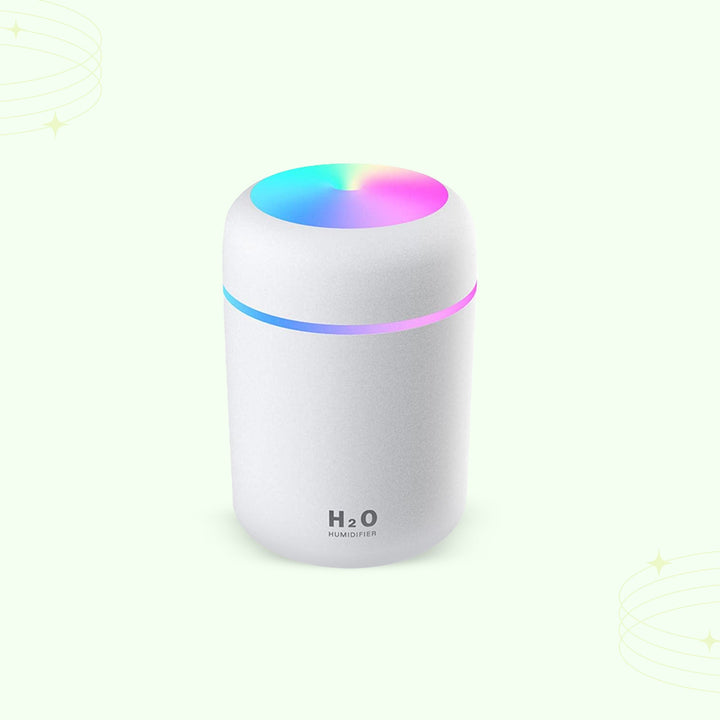 Portable Cool Mist Aroma Diffuser Humidifier with LED Night Light | Cool Mist and Soft Glow | Humidifiers