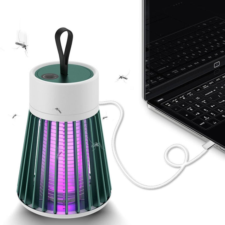 USB Rechargeable 365nm UV Mosquito Zapper Lamp for Indoor and Outdoor Use | Chemical-Free Zapper for Any Space | Insect Traps