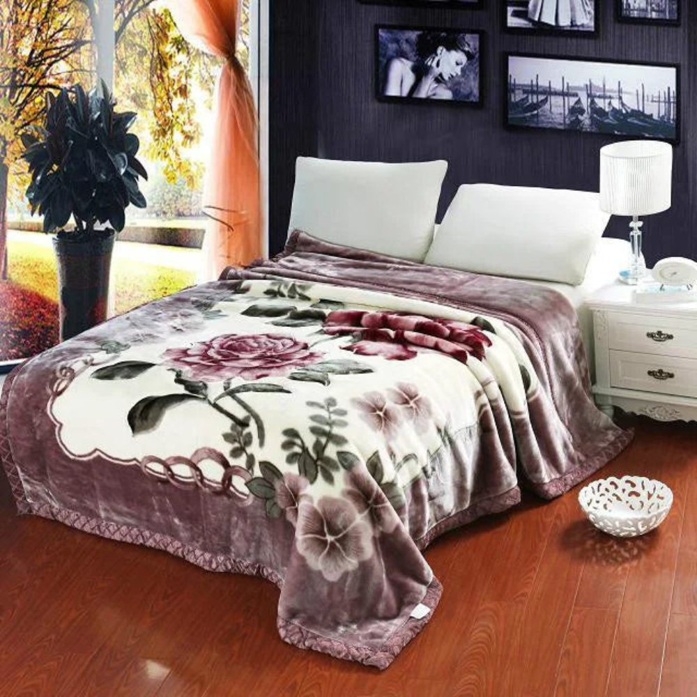 Quilted Fluffy Weighted Blanket, Double-Layer in Three Weights | Fluffy Quilted Weighted Warmth | Weighted Blankets