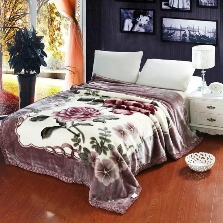 Quilted Fluffy Weighted Blanket, Double-Layer in Three Weights | Fluffy Quilted Weighted Warmth | Weighted Blankets