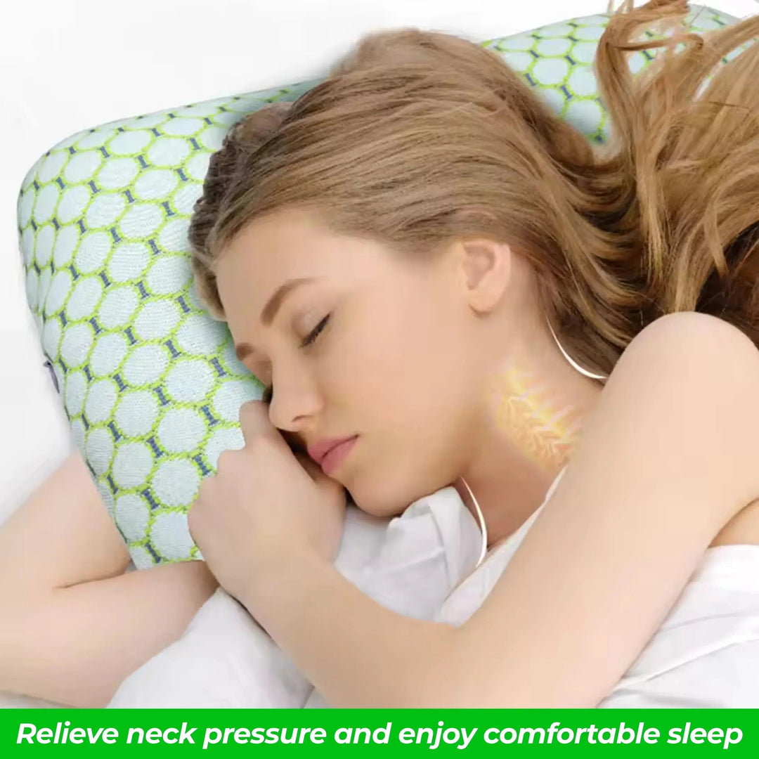 Cutaway Ear Piercing Pillow for Side Sleepers with Open Centre | Ear-Friendly Side Sleeping | Ear Pillows