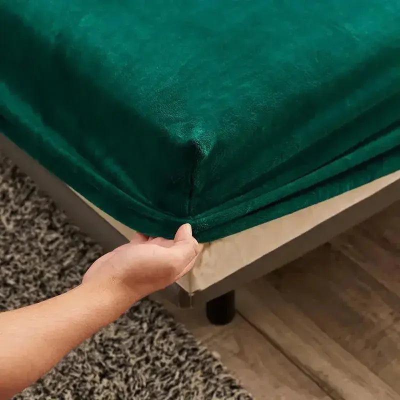 Plush Fleece Sheet Set with Deep-Pocket Fitted Sheet | Warm, Soft Sheets for Cold Nights | Bedding Sets