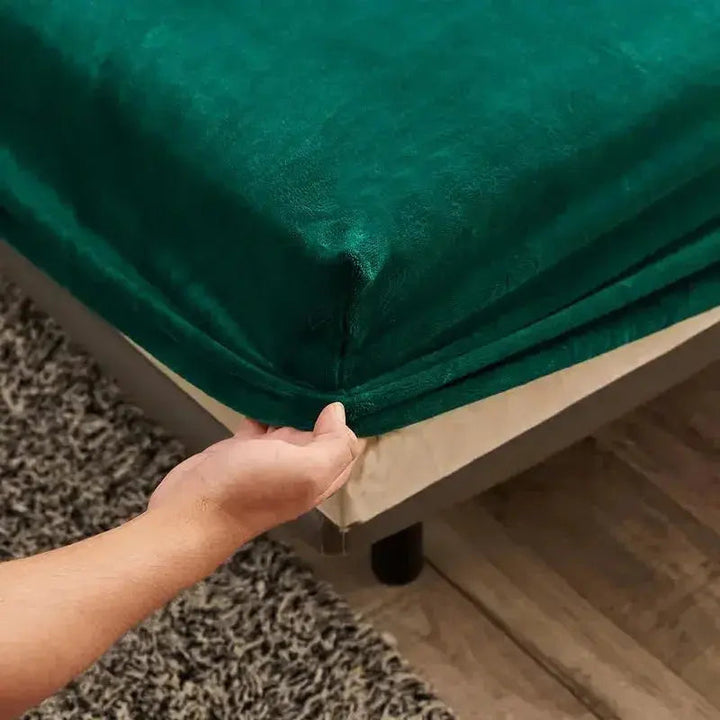 Plush Fleece Sheet Set with Deep-Pocket Fitted Sheet | Warm, Soft Sheets for Cold Nights | Bedding Sets