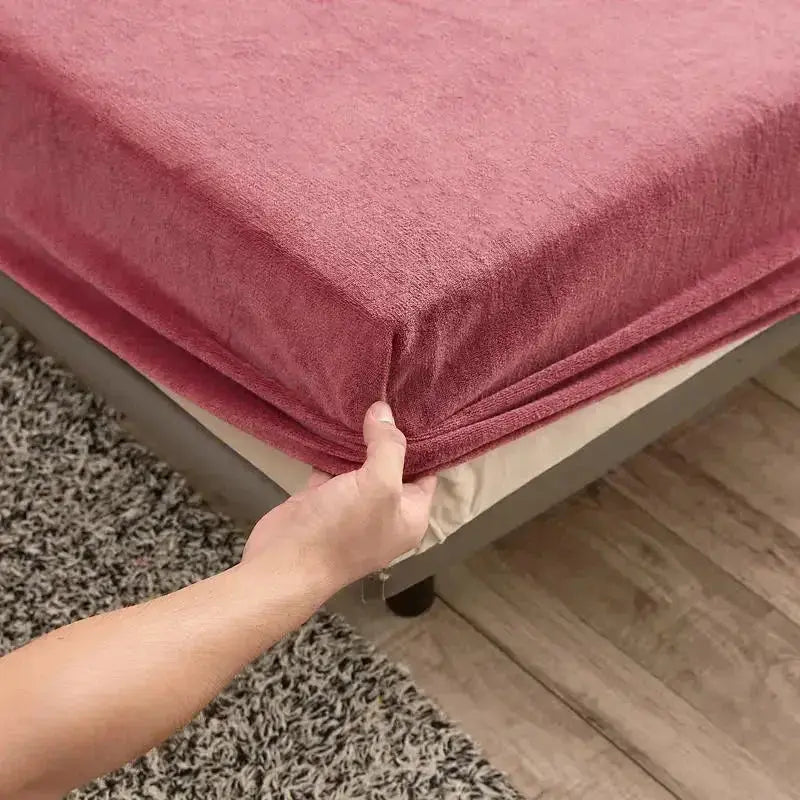 Deep Pocket Flannel Fleece Sheet Set for Winter Beds | Plush Winter Bed Warmth | Bedding Sets