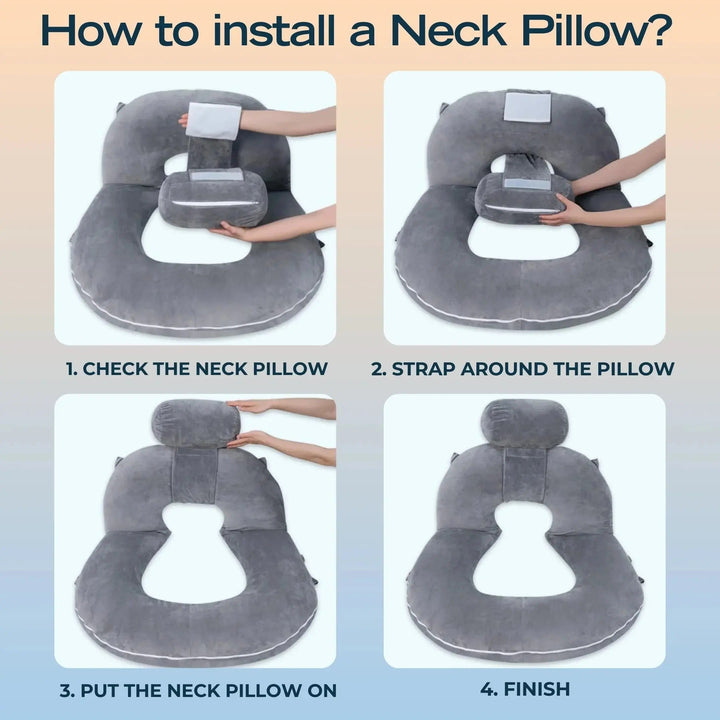 Flexible Reading Pillow for Bed and Lounging | Relaxed Reading Support | Reading Pillows