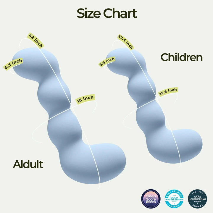 Dino Full Body Pillow for Side Sleeping Comfort | Hug-Friendly Support for Side Sleepers | Body Pillows
