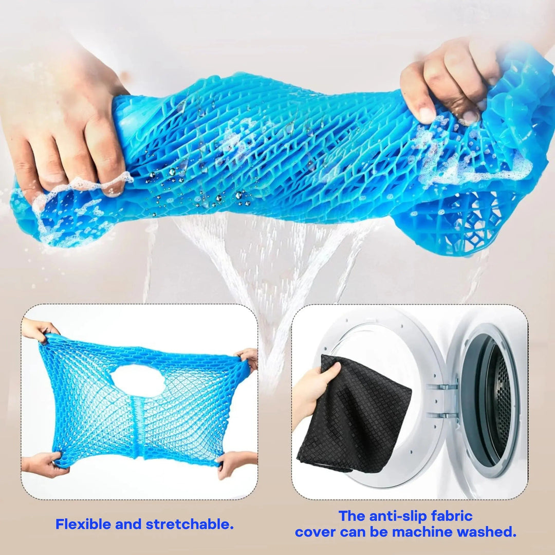Honeycomb Gel Car Seat Cushion for Commuters and Drivers | Cooler Comfort Behind the Wheel | Seat Cushions