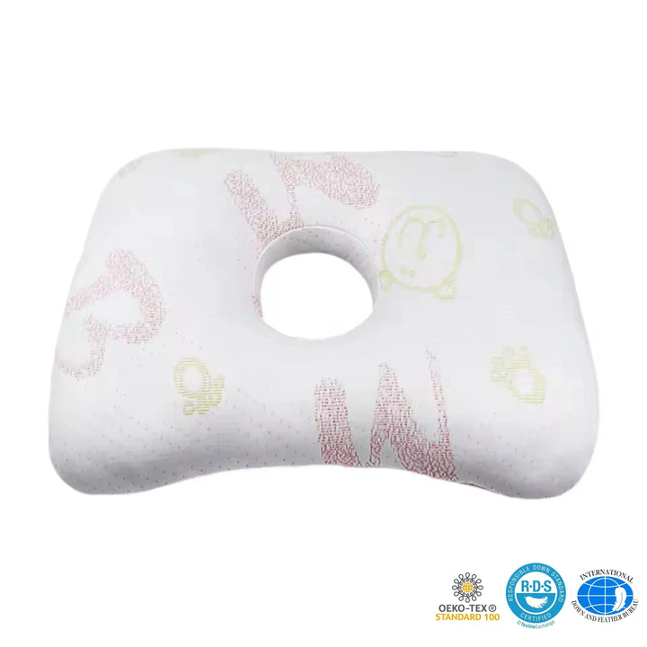 Ear Piercing Donut Pillow with Adjustable Ear Hole | Side Sleeper Ear Comfort | Ear Pillows