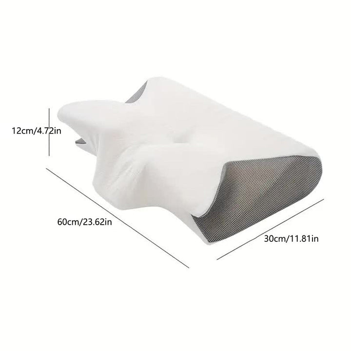 Butterfly Memory Foam Pillow with Armrests for Side and Back Sleepers | Armrests Give Shoulders a Rest | Bed Pillows