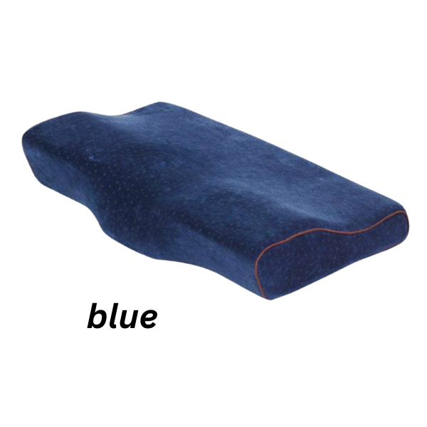 Memory Foam Cervical Contour Pillow for Side and Back Sleepers | Contour Neck Support, Two-Pack Option | Bed Pillows