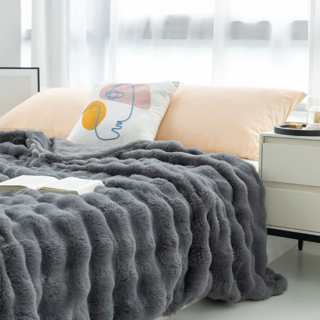 Wearable Sleeved Throw Blanket for Couch and Bed | Hands-Free Warmth with Sleeves | Throw Blankets