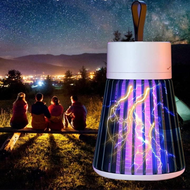 USB Rechargeable 365nm UV Mosquito Zapper Lamp for Indoor and Outdoor Use | Chemical-Free Zapper for Any Space | Insect Traps