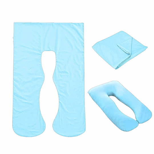 Soft Breathable Cotton Full Body Pillowcase to Fit 150 x 80 cm Body Pillows | Soft Cotton Cover for Body Pillows | Pillowcases