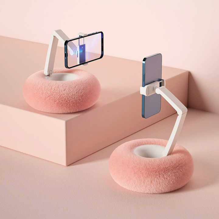 Adjustable Phone Holder Pillow with Gooseneck Arm for Hands-Free Viewing | Hands-Free Phone Viewing Pillow | Bed Pillows