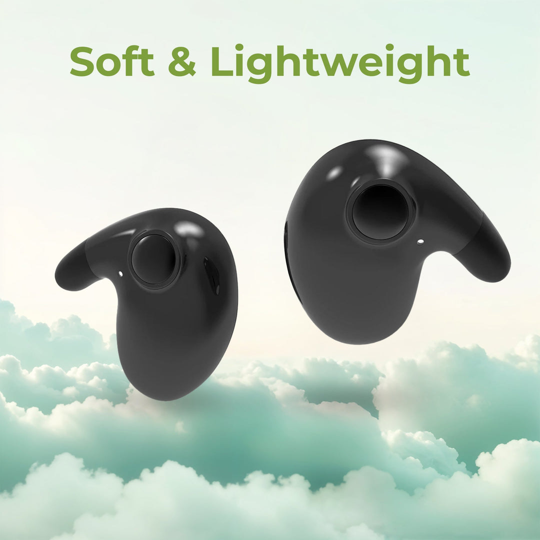 Invisible Sleep Earbuds with Low-Profile Design for Side Sleepers | Tiny Earbuds for Side Sleeping | Sleep Earbuds