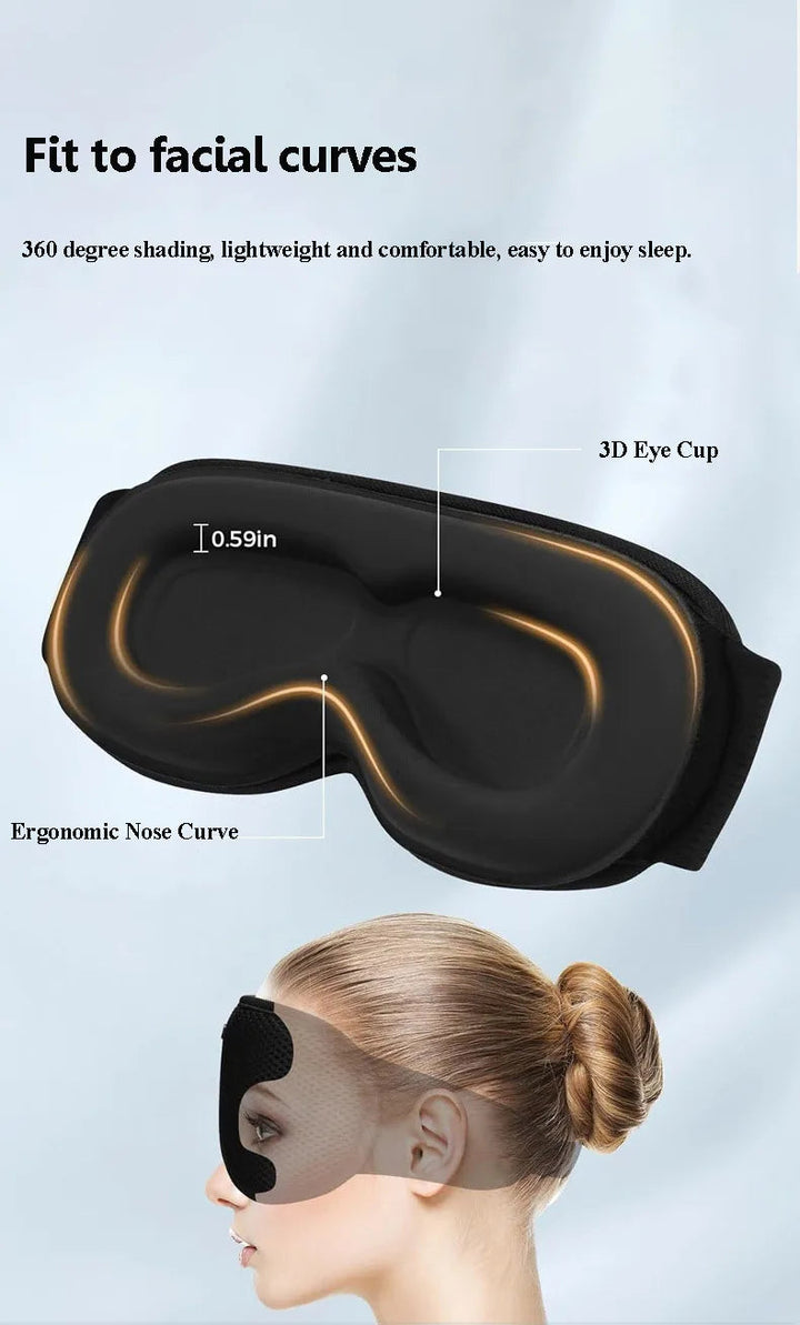Bluetooth Sleep Mask with Headphones and Hands-Free Calling | Listen, Rest and Take Calls | Sleep Masks