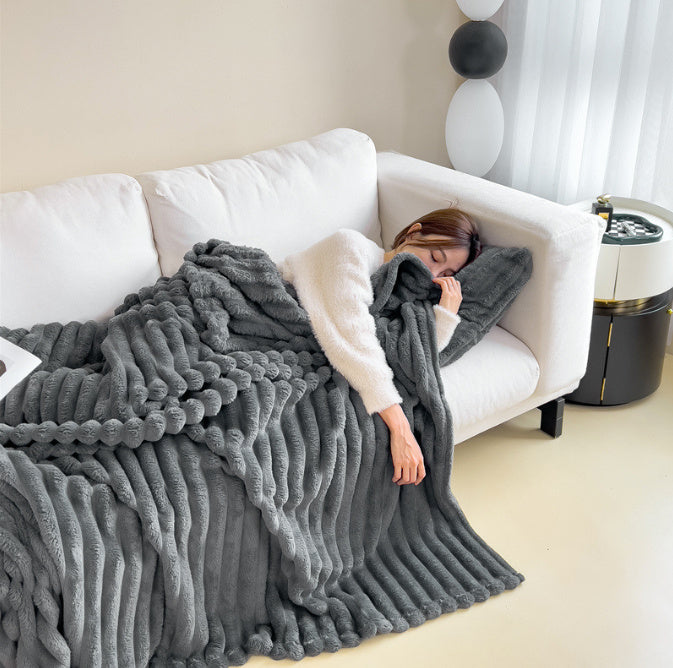 Soft Lightweight Blanket for Cold Winter Evenings, Six Colours | Easy, Soft Winter Evenings | Fleece Blankets