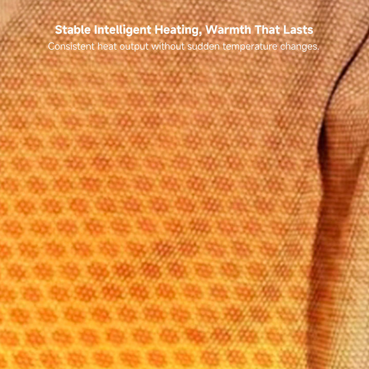 Graphene Heated Hooded Shawl, USB Powered with 15-Second Heat-Up | Graphene Heat That Warms Fast | Heated Blankets