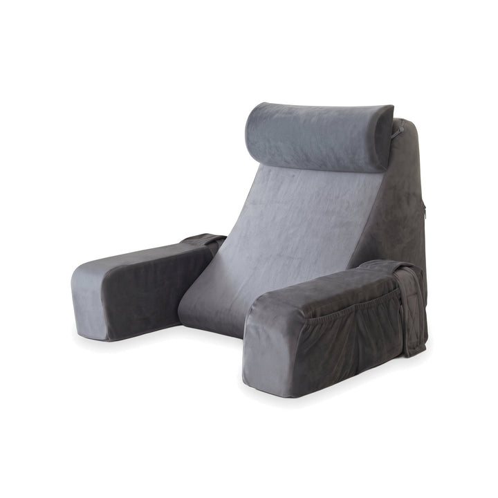 45-Degree Angled Bedrest Reading Pillow with Carry Handle | Angled Seat for Reading and Gaming | Wedge Pillows
