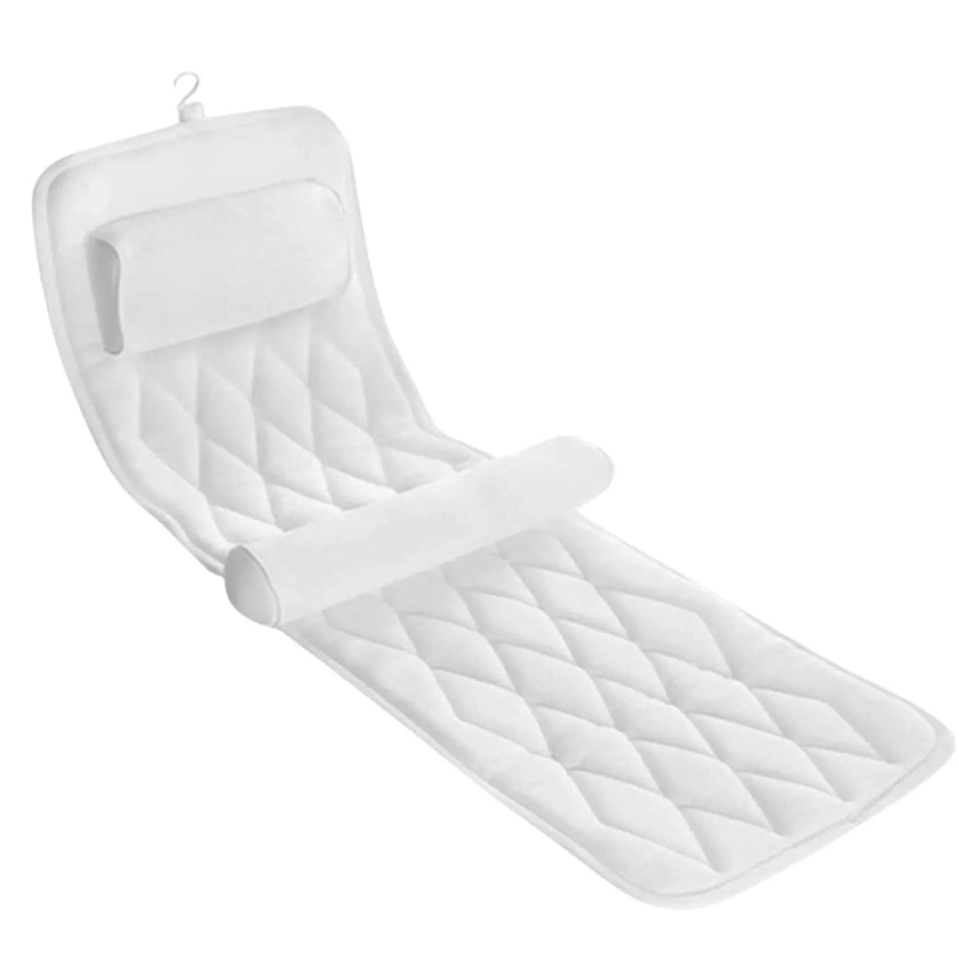 Full Body Bath Pillow, 127x43x10cm, Breathable Non-Slip Mat Cushion | Full-Length Cushion for the Tub | Bath Pillows