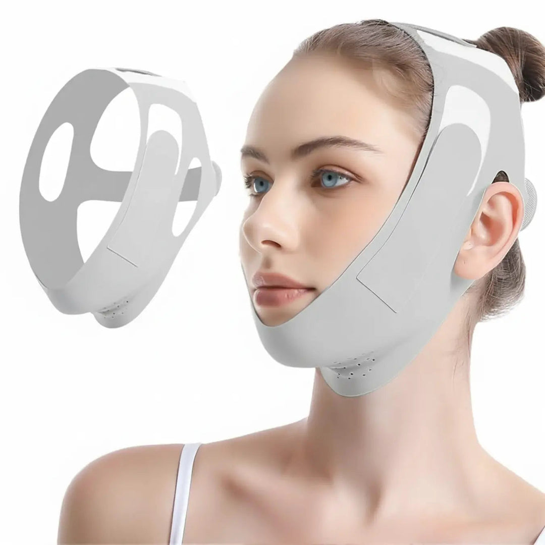 Reusable Silicone Facial Contour Strap with Adjustable Wrap, Latex Free | Soft Reusable Contour Strap | Facial Straps