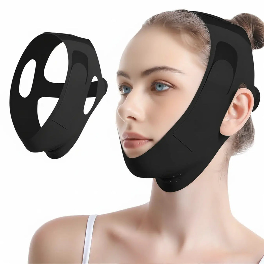 Reusable Silicone Facial Contour Strap with Adjustable Wrap, Latex Free | Soft Reusable Contour Strap | Facial Straps