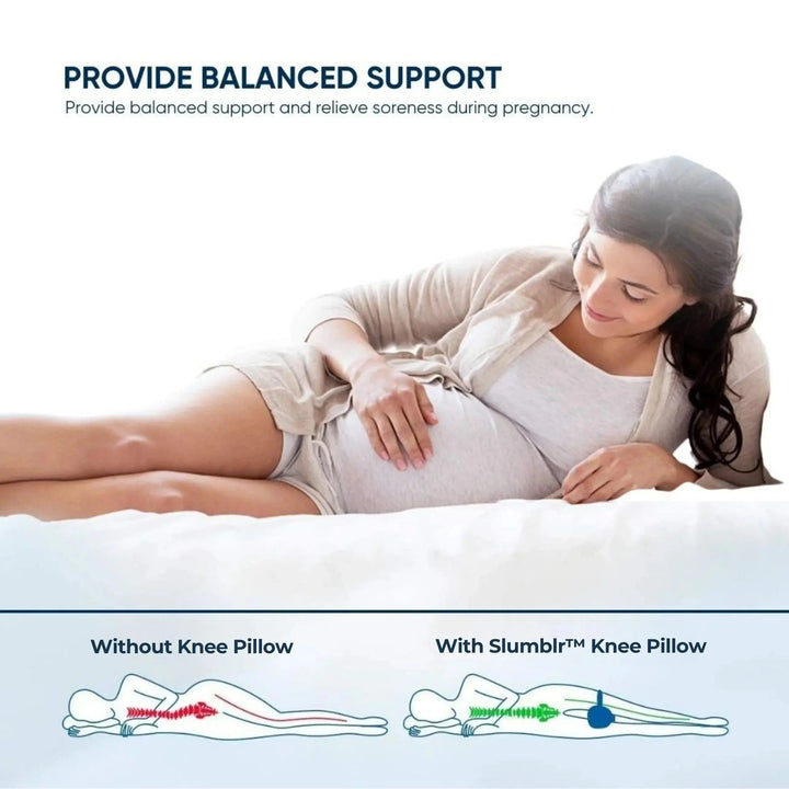 Memory Foam Knee Pillow for Side Sleepers | Align Legs While You Sleep | Leg Pillows