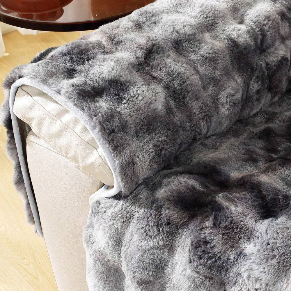 Plush Velvet Recliner Sofa Cover Set, Four Separate Pieces | Four-Piece Velvet Recliner Set | Recliner Covers