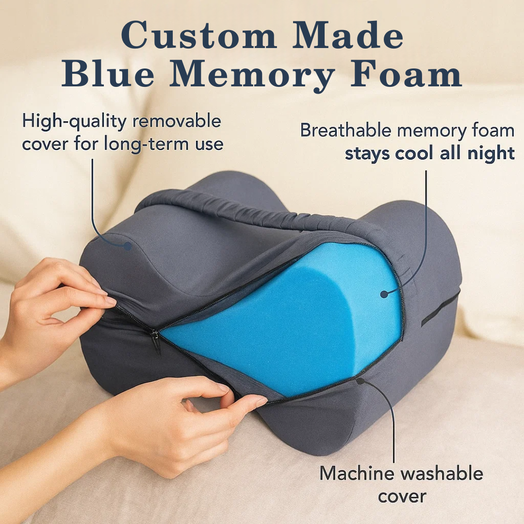 SpineAlign Memory Foam Knee Pillow