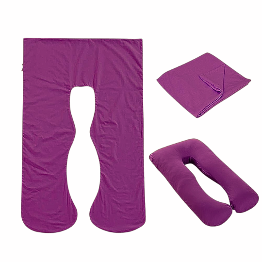 Soft Breathable Cotton Full Body Pillowcase to Fit 150 x 80 cm Body Pillows | Soft Cotton Cover for Body Pillows | Pillowcases